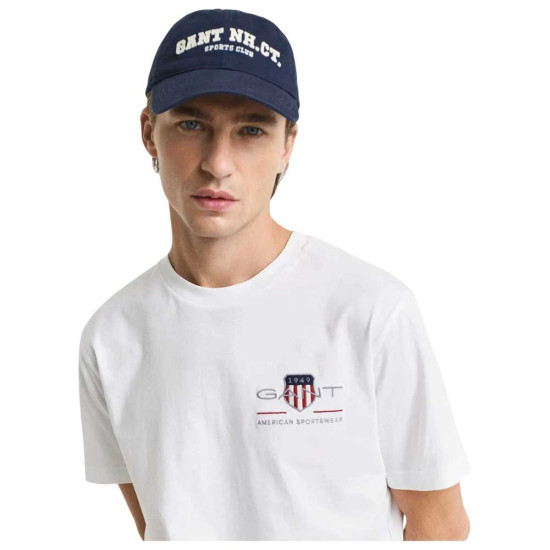 Gant Ανδρική κοντομάνικη μπλούζα Embroidered Archive Shield Tee